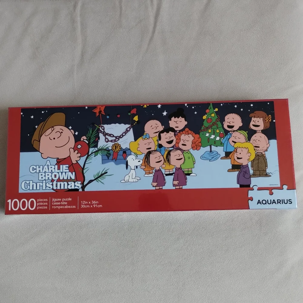 Peanuts Puzzle Charlie Brown Christmas NEW & SEALED Aquarius 1000 Piece
